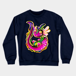 Galaxy axolotl Crewneck Sweatshirt